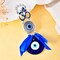 Evil Eye Hanging Decoration Om Design Evil Eye Decor for Living Room Bedroom Office Car Hanging Turkish Nazar Amulet Door Wall Hanging Ornament for Good Luck Pendant Charm Gift (6 Inch)